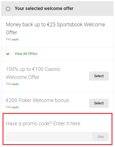 Unibet promotions in the UK