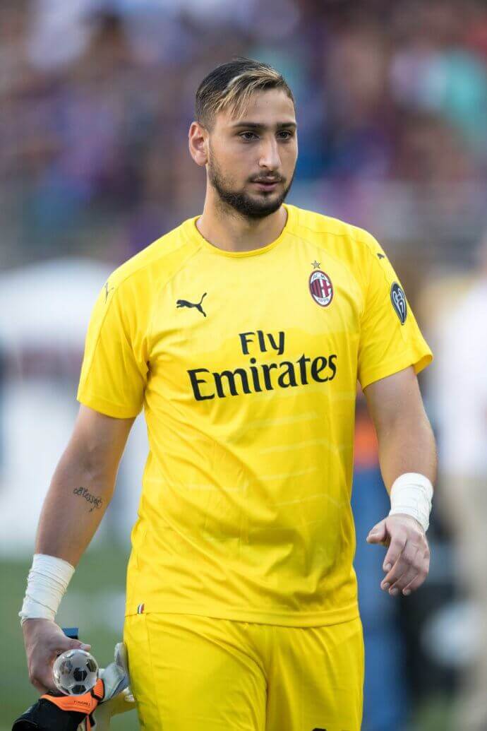 AC Milan goalkeeper Gianluigi Donnarumma