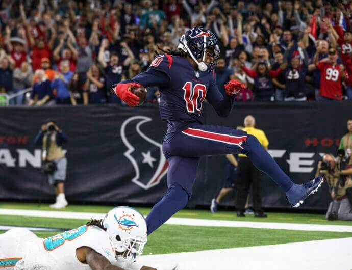 Houston Texans wide receiver DeAndre Hopkins (at NRG Stadium