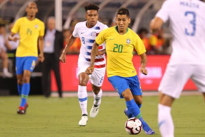 Brazil forward Roberto Firmino