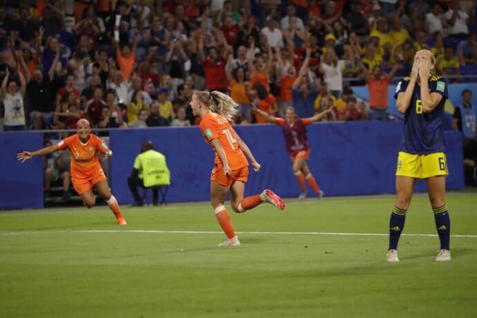 Netherlands midfielder Jackie Groenen