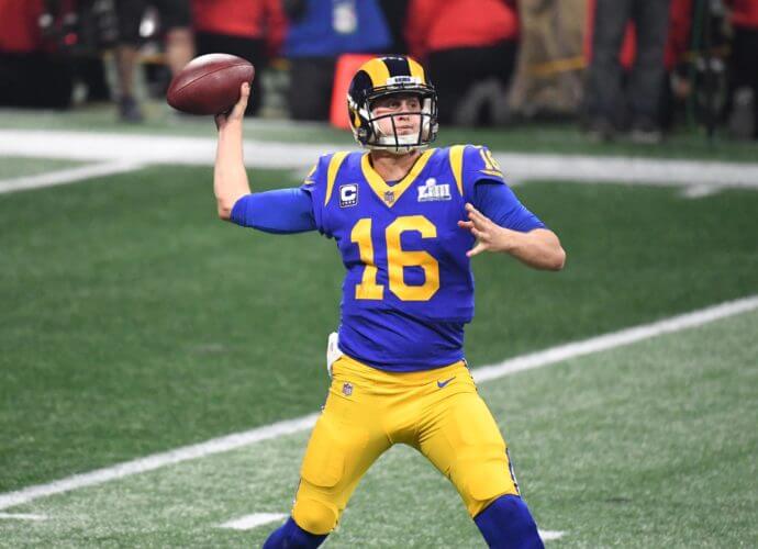 Rams quarterback Jared Goff