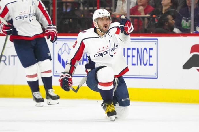 Washington Capitals left wing Alex Ovechkin