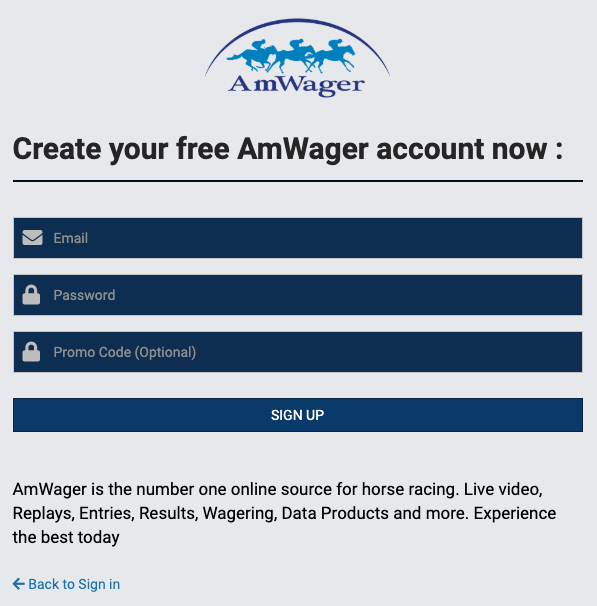 amwager sign up