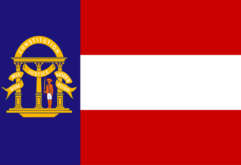 Flag of US State Georgia