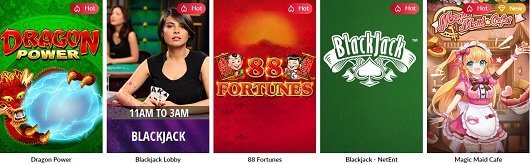 Hard Rock Online Casino Games