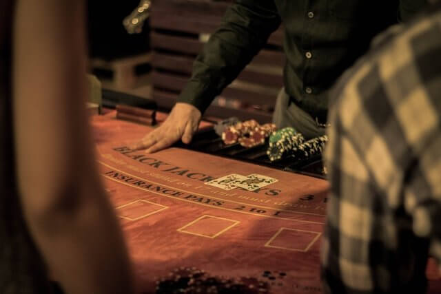 Black Jack table