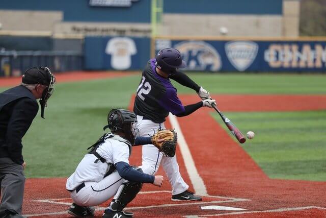Two baseball players