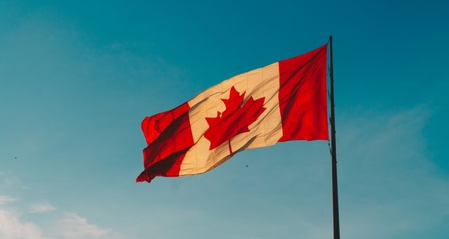 canada waving flag