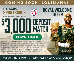 Caesars Sportsbook Bonus in Louisiana