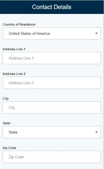 Betfred registration second step