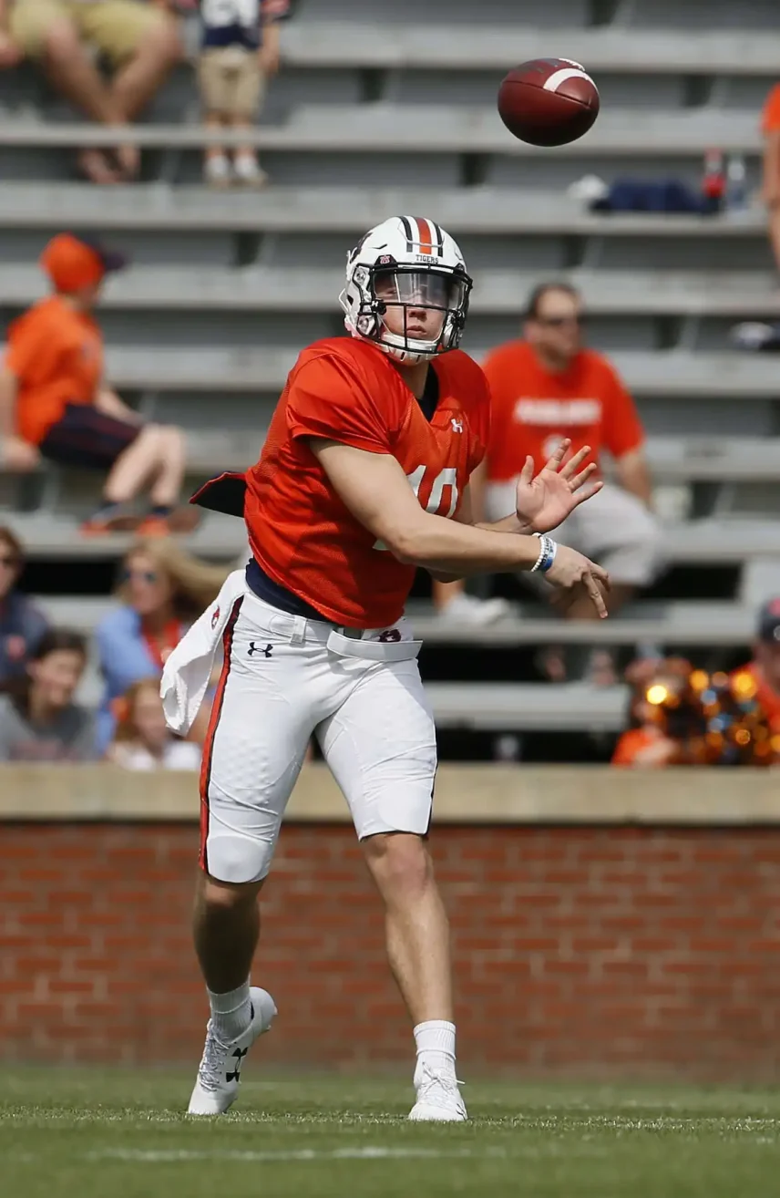 Tigers quarterback Bo Nix at Jordan-Hare Stadium