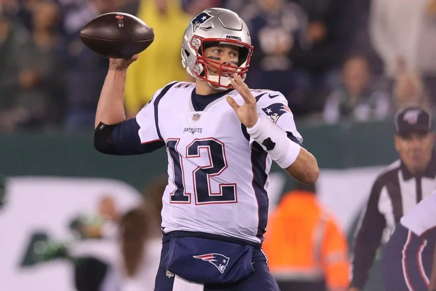 New England Patriots quarterback Tom Brady at MetLife Stadium