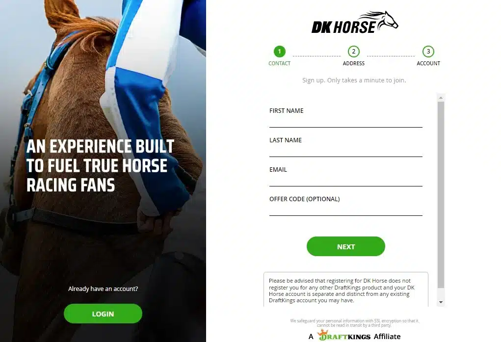 DK Horse Signup Form