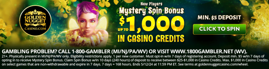 Golden Nugget Casino Bonus 
